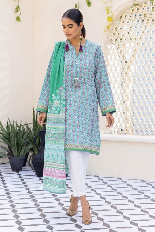 KHAADI | UNSTITCHED 2 PIECE PRINTED LAWN SUIT