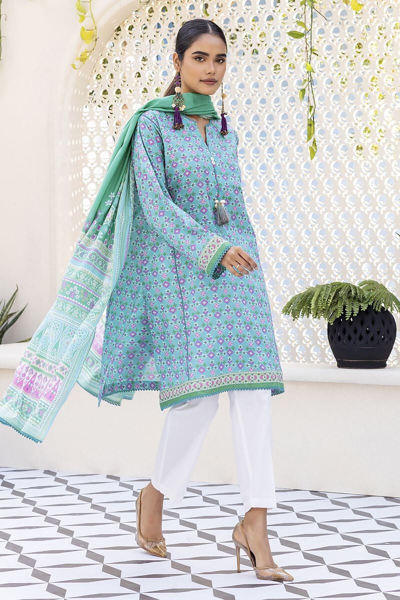 KHAADI | UNSTITCHED 2 PIECE PRINTED LAWN SUIT