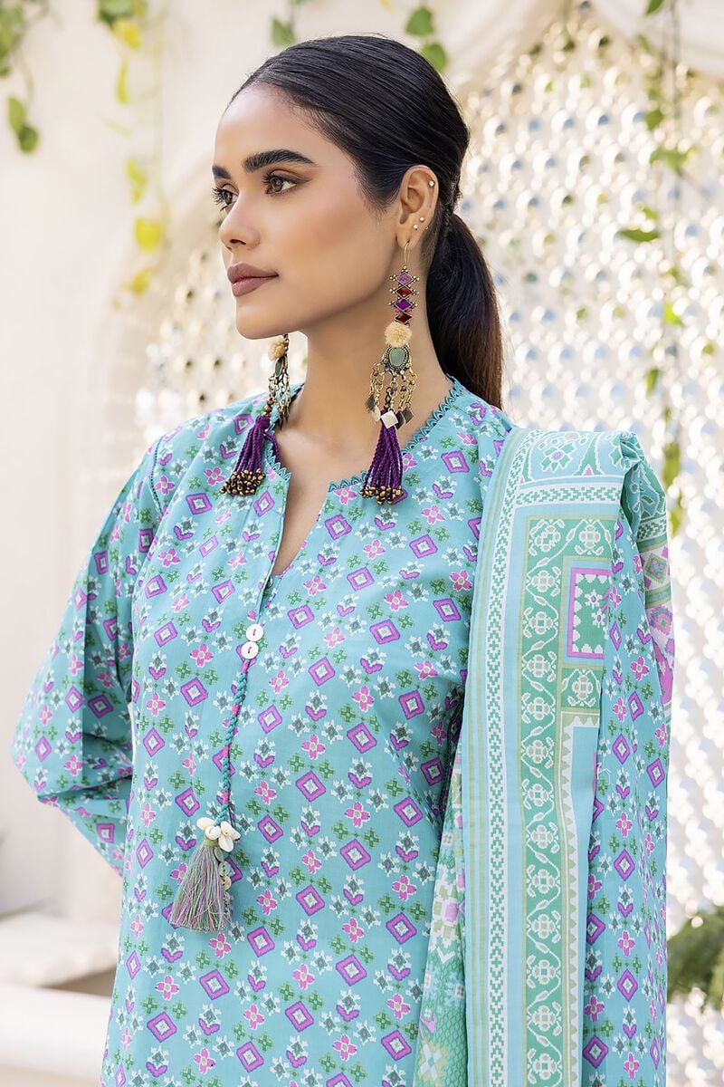 KHAADI | UNSTITCHED 2 PIECE PRINTED LAWN SUIT