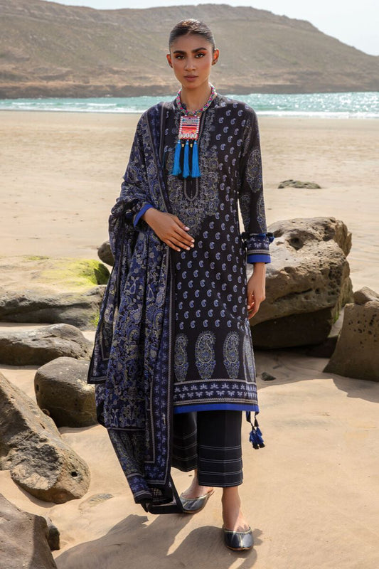 KHAADI | UNSTITCHED 2 PIECE PRINTED LIGHT KHADDAR SUIT