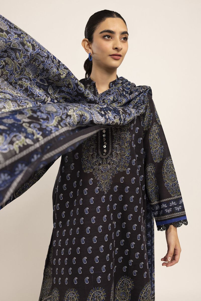 KHAADI | UNSTITCHED 2 PIECE PRINTED LIGHT KHADDAR SUIT