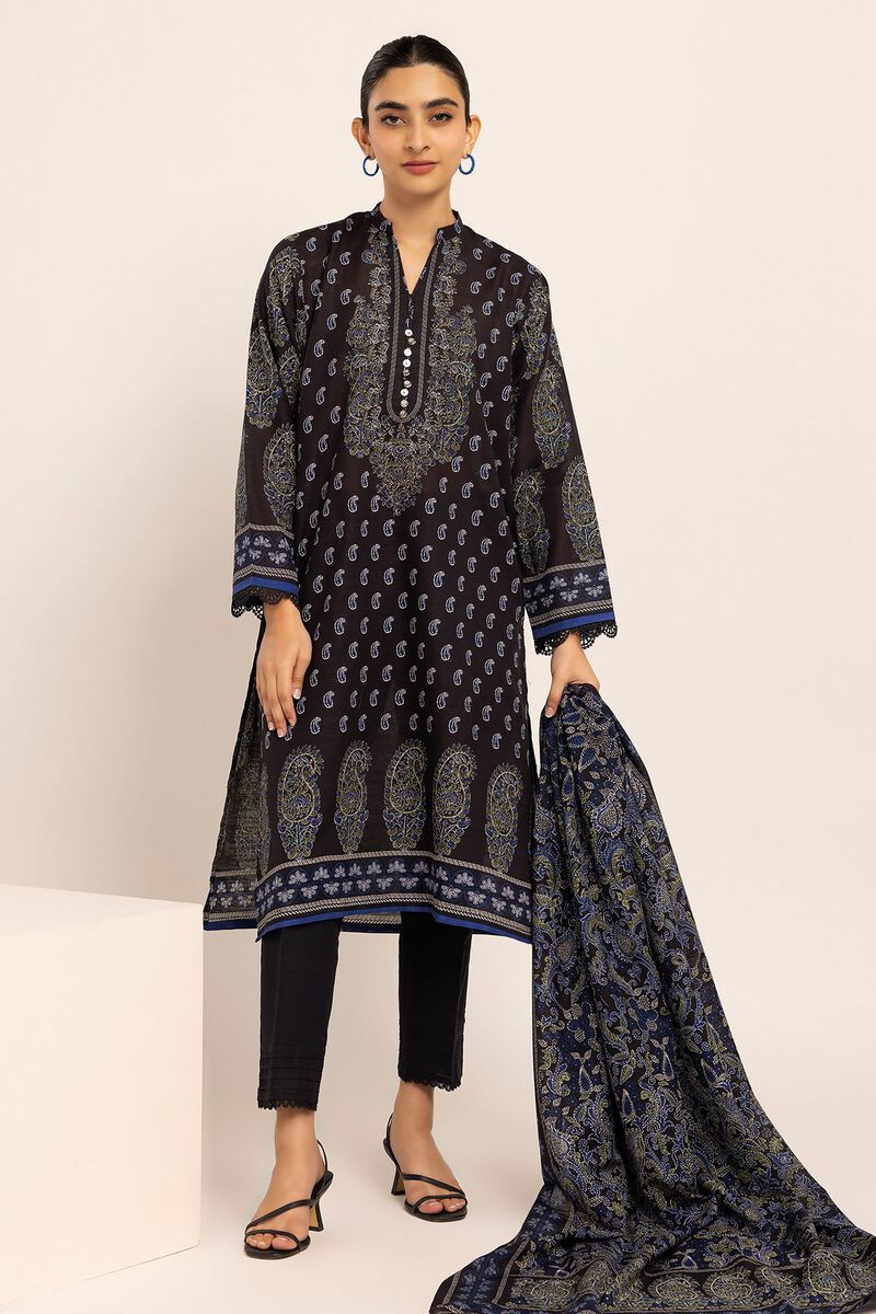 KHAADI | UNSTITCHED 2 PIECE PRINTED LIGHT KHADDAR SUIT