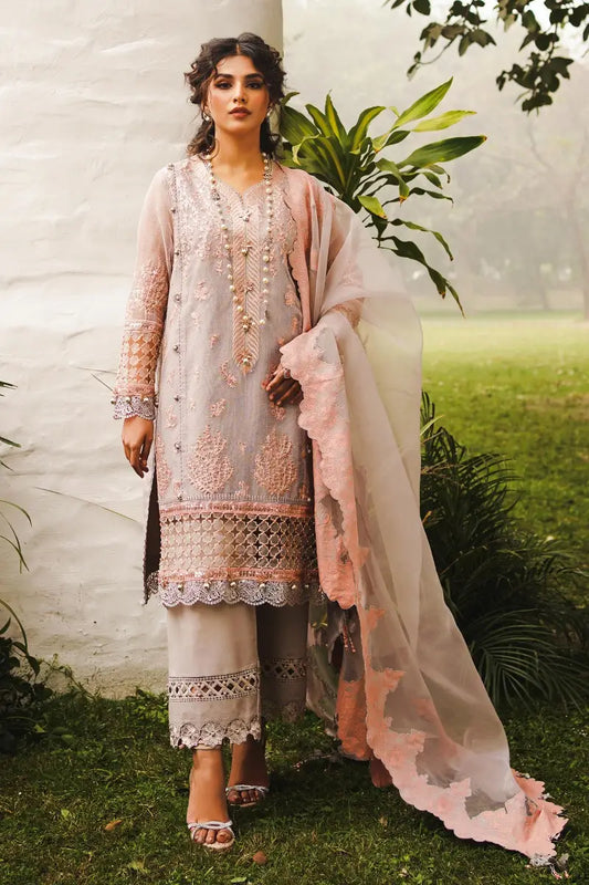 Sana Safinaz | Muzlin Spring Vol-1 | Unstitched 3Pc Embroidered Lawn | 1A