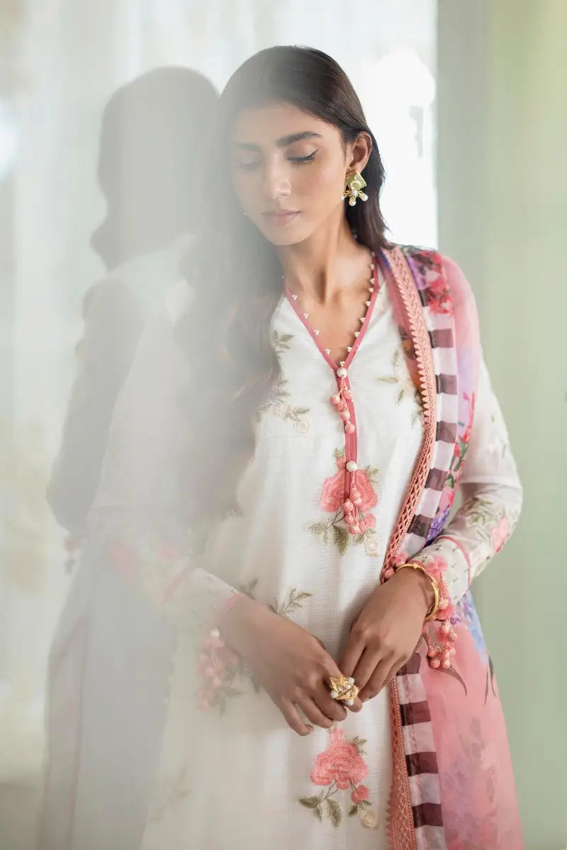 Sana Safinaz | Muzlin Spring Vol-1 | Unstitched 3Pc Embroidered Lawn | 10B
