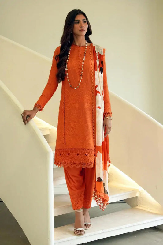 Sana Safinaz | Muzlin Spring Vol-1 | Unstitched 3Pc Embroidered Lawn | 14A