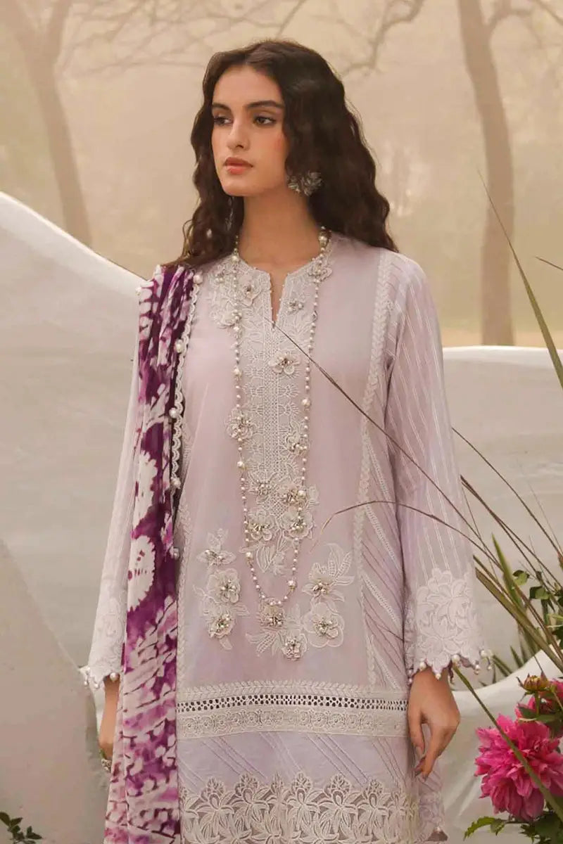 Sana Safinaz | Muzlin Spring Vol-1 | Unstitched 3Pc Embroidered Lawn | 20B