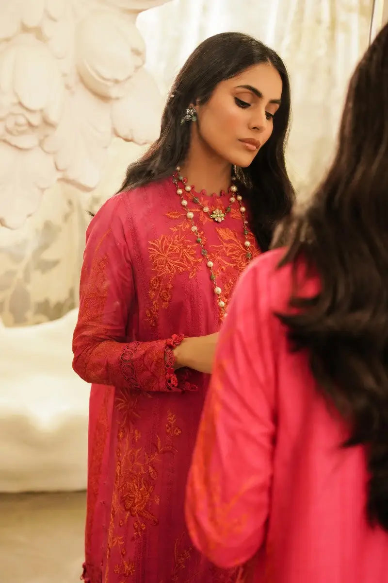 Sana Safinaz | Muzlin Spring Vol-1 | Unstitched 3Pc Embroidered Lawn | 23B