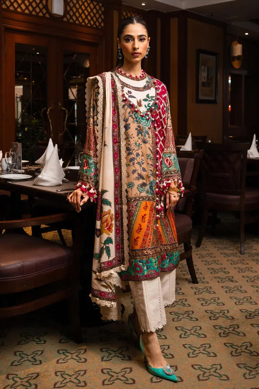 Sana Safinaz | Muzlin Winter Unstitched 3pc | 1B