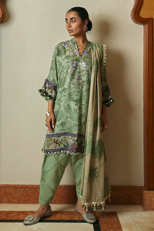 Sana Safinaz | Muzlin Winter Unstitched 3pc | 6B