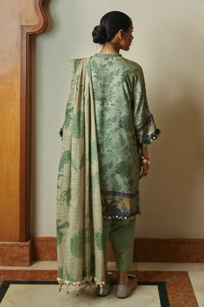 Sana Safinaz | Muzlin Winter Unstitched 3pc | 6B
