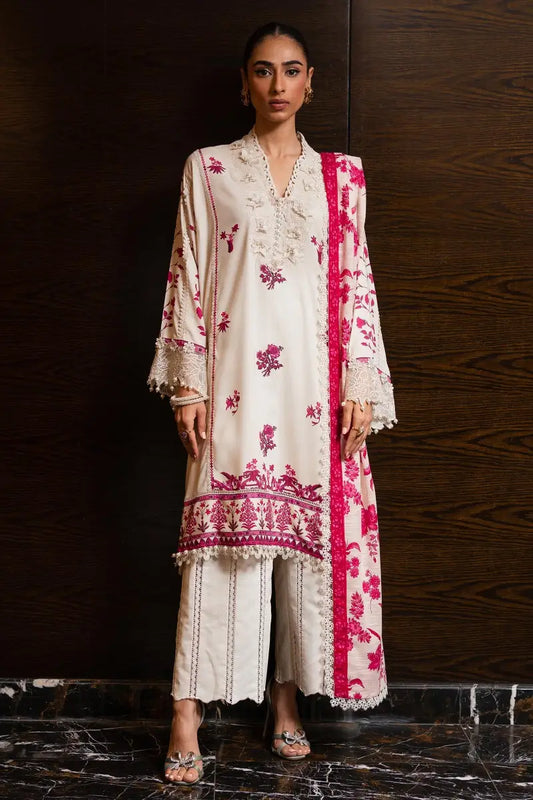 Sana Safinaz | Muzlin Winter Unstitched 3pc | 10A