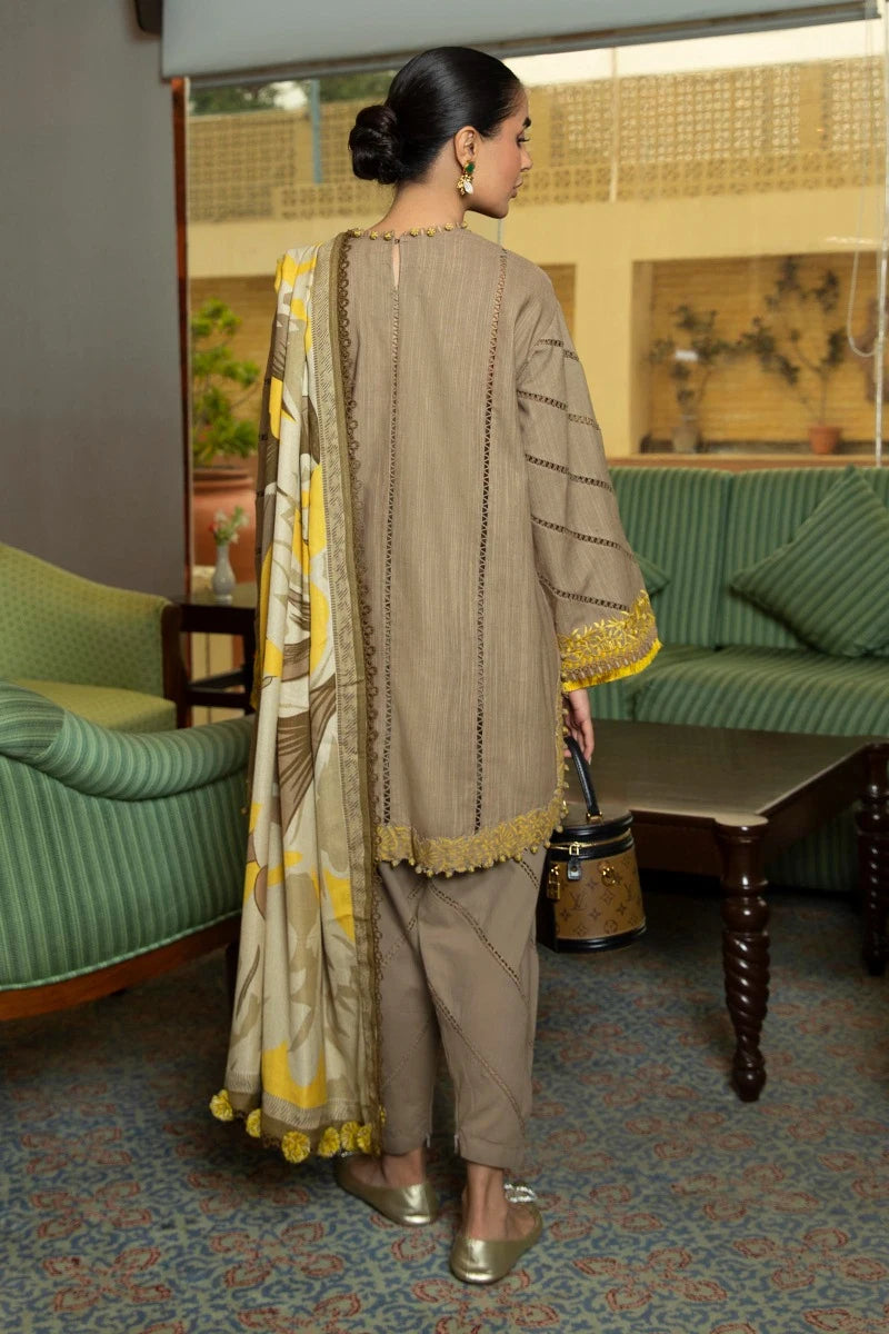 SANA SAFINAZ | UNSTITCHED 3 PIECE MUZLIN WINTER SUIT