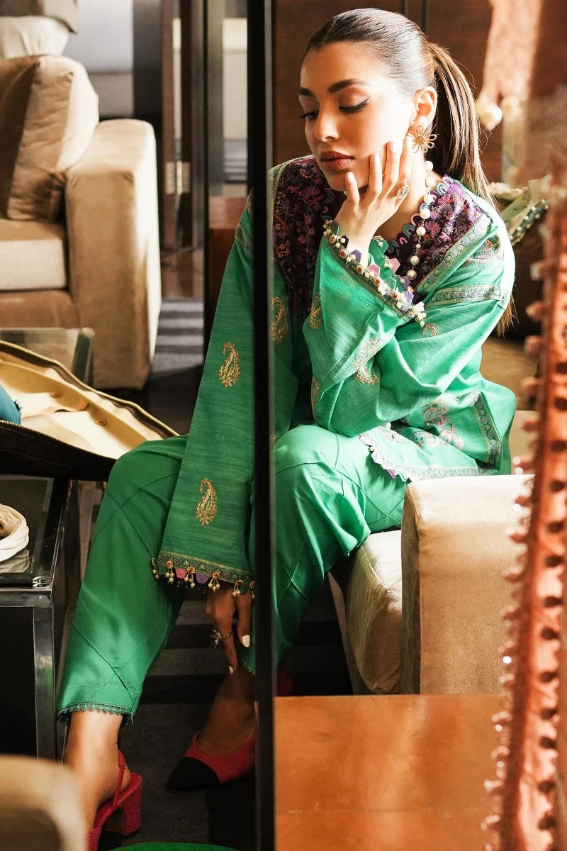 SANA SAFINAZ | UNSTITCHED 3 PIECE MUZLIN WINTER SUIT