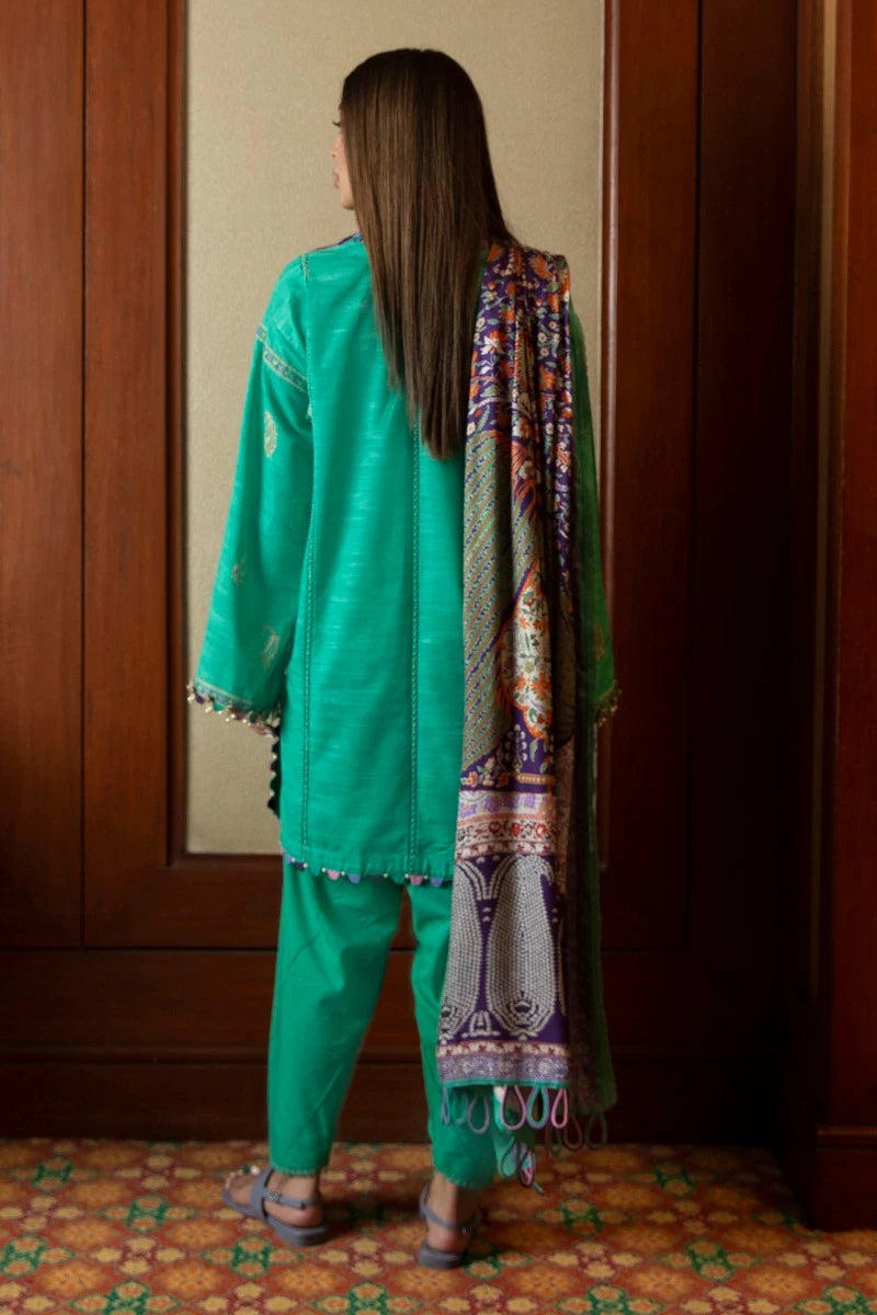 SANA SAFINAZ | UNSTITCHED 3 PIECE MUZLIN WINTER SUIT