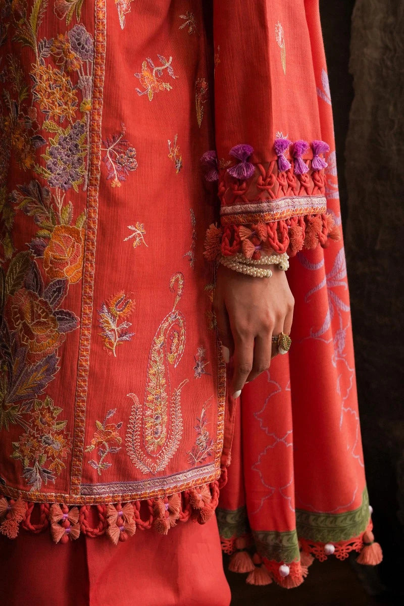 SANA SAFINAZ | UNSTITCHED 3 PIECE MUZLIN WINTER SUIT