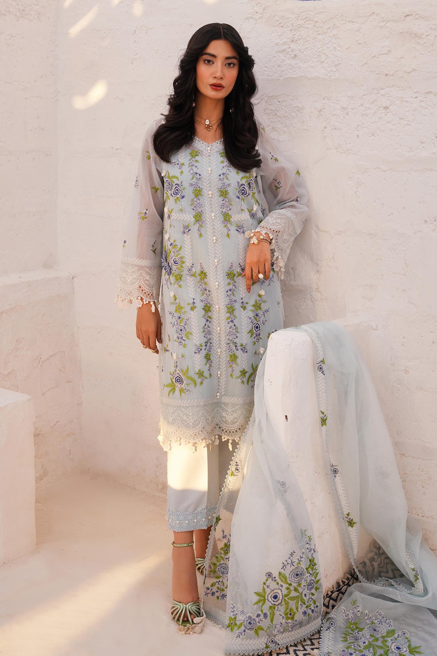SANA SAFINAZ | MUZLIN | UNSTITCHED 3 PIECE LAWN SUIT