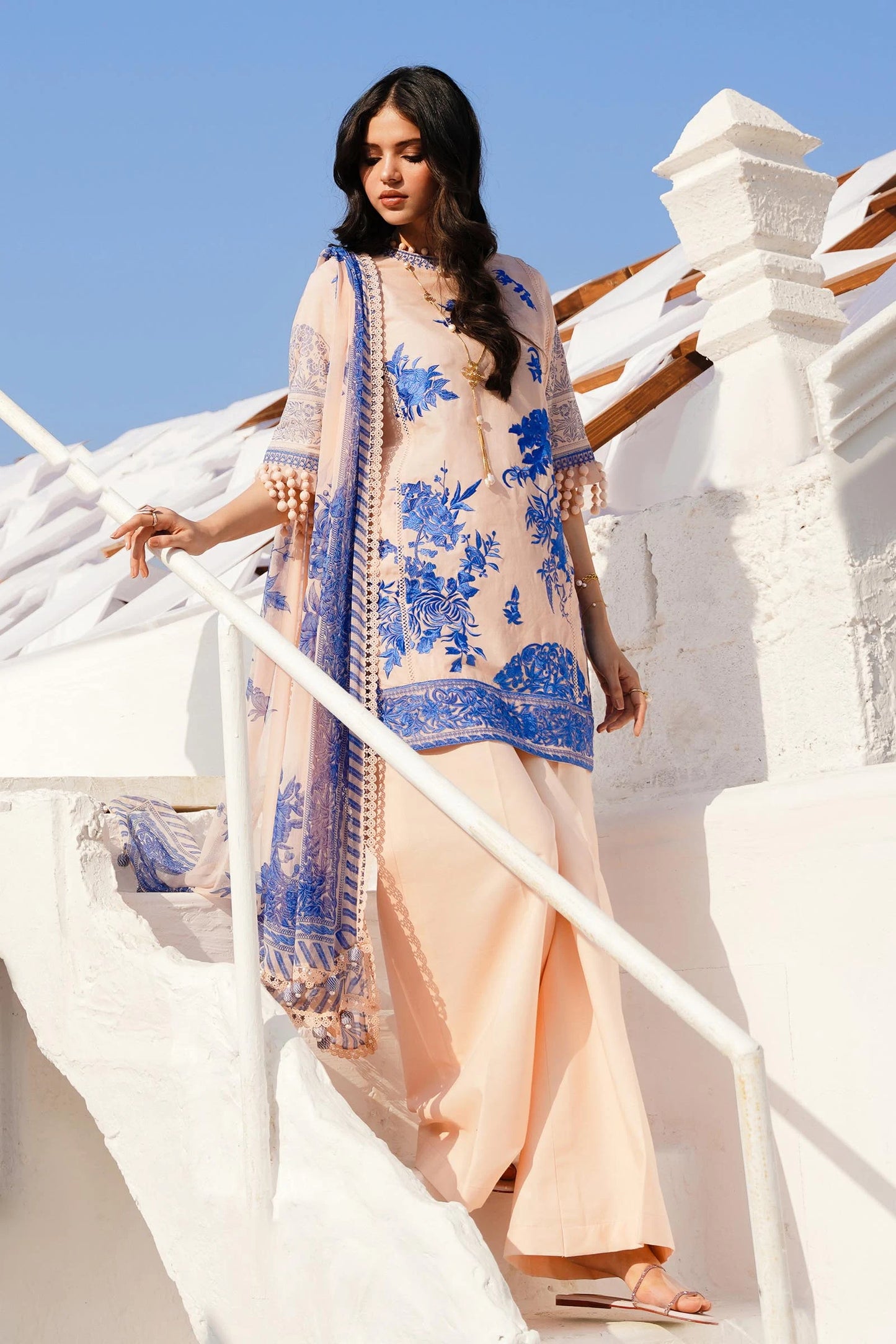 SANA SAFINAZ | MUZLIN | UNSTITCHED 3 PIECE LAWN SUIT