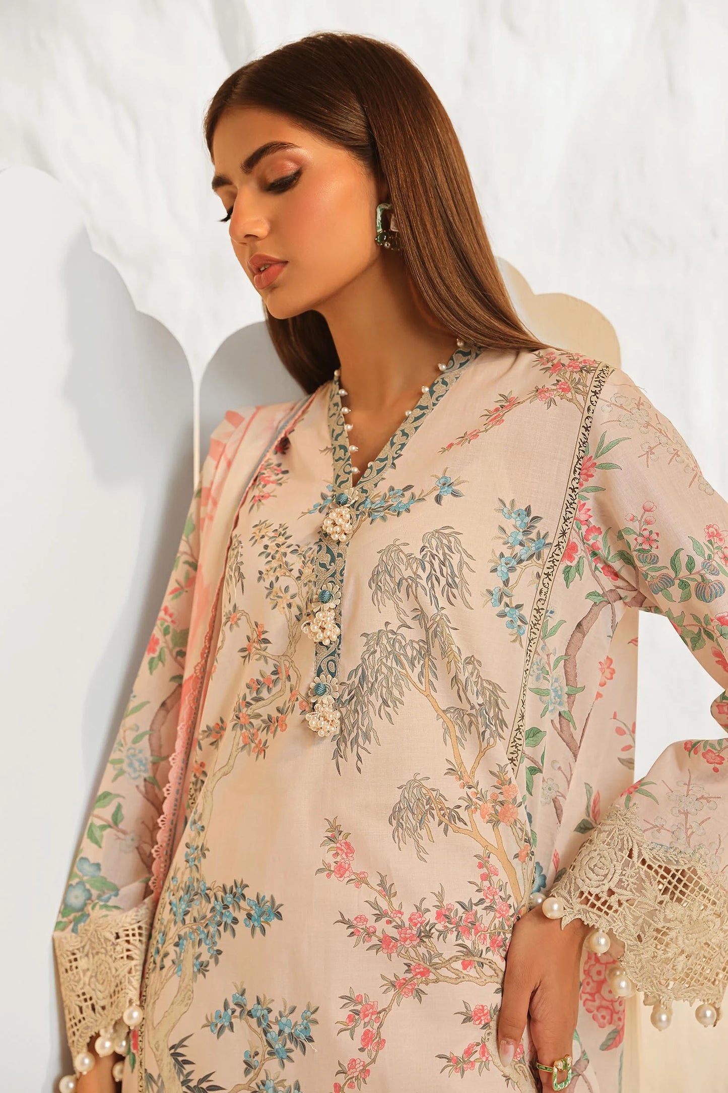 SANA SAFINAZ | MUZLIN SUMMER | UNSTITCHED 3 PIECE LAWN SUIT