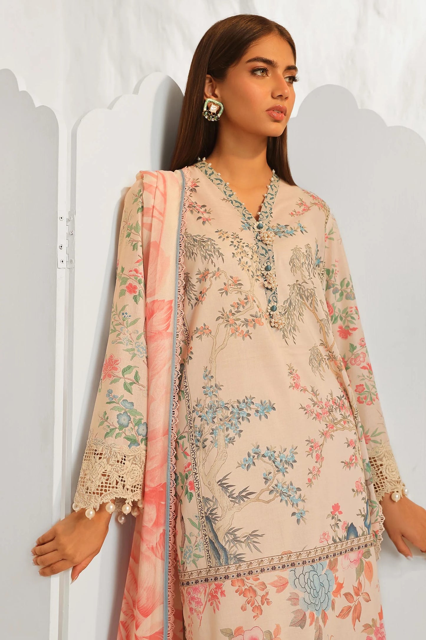 SANA SAFINAZ | MUZLIN SUMMER | UNSTITCHED 3 PIECE LAWN SUIT