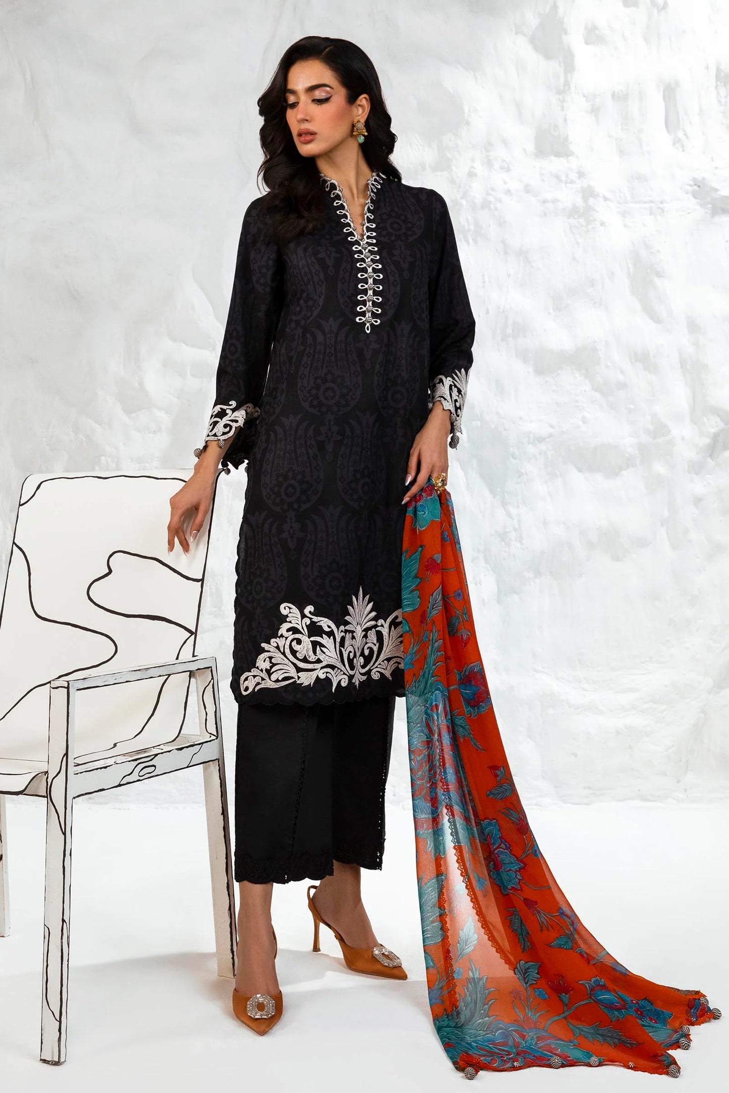 SANA SAFINAZ | MUZLIN SUMMER | UNSTITCHED 3 PIECE LAWN SUIT