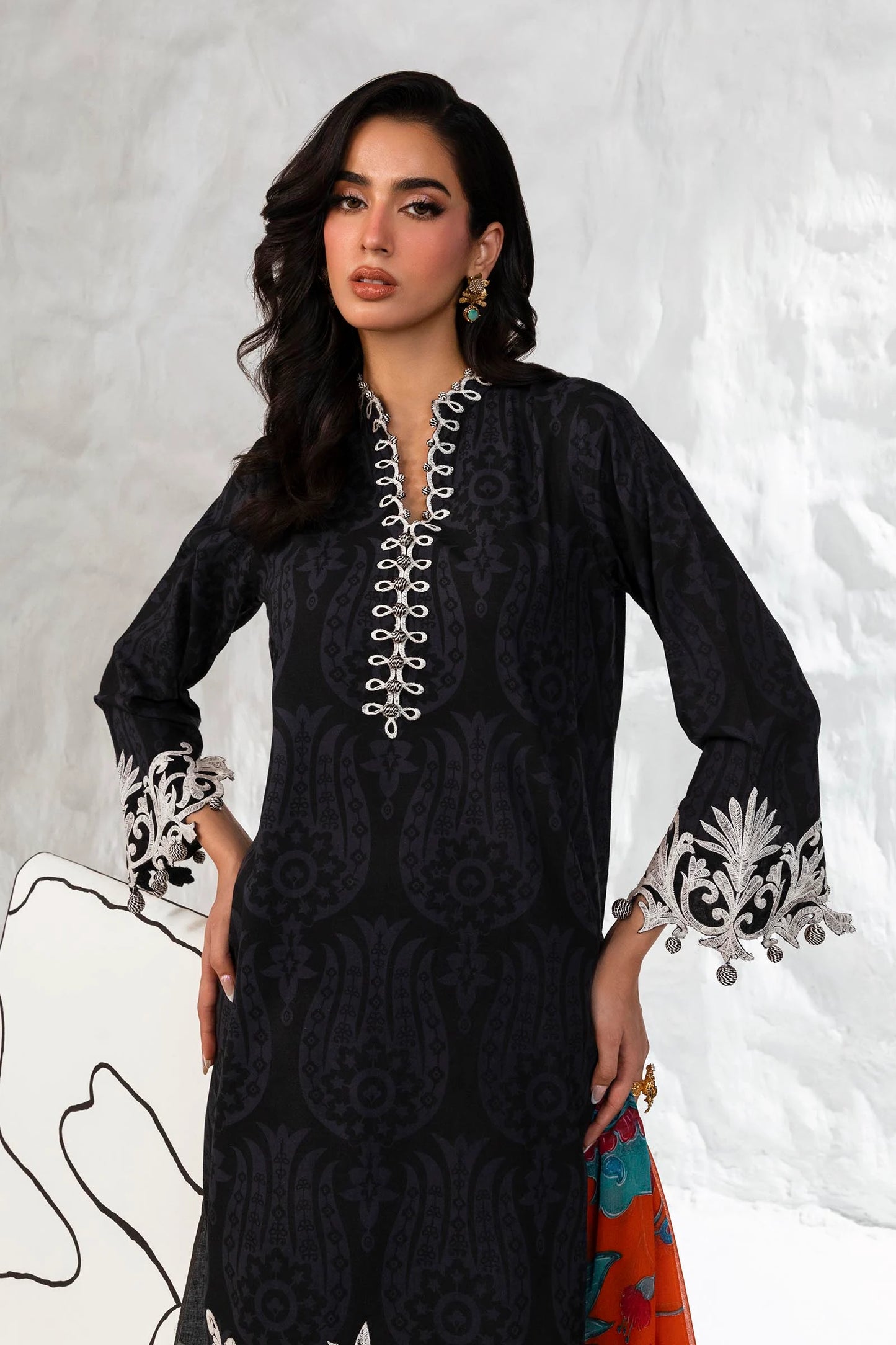 SANA SAFINAZ | MUZLIN SUMMER | UNSTITCHED 3 PIECE LAWN SUIT