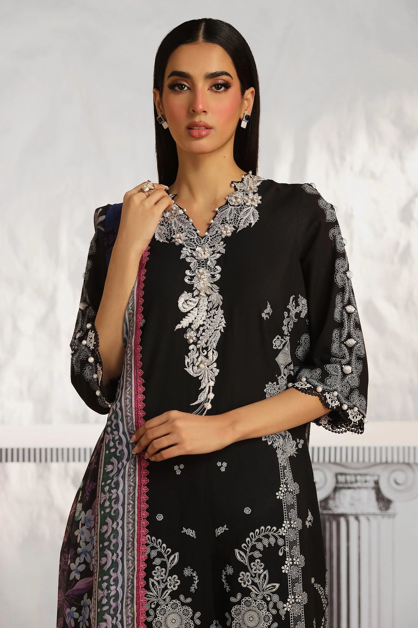 SANA SAFINAZ | MUZLIN SUMMER | UNSTITCHED 3 PIECE LAWN SUIT