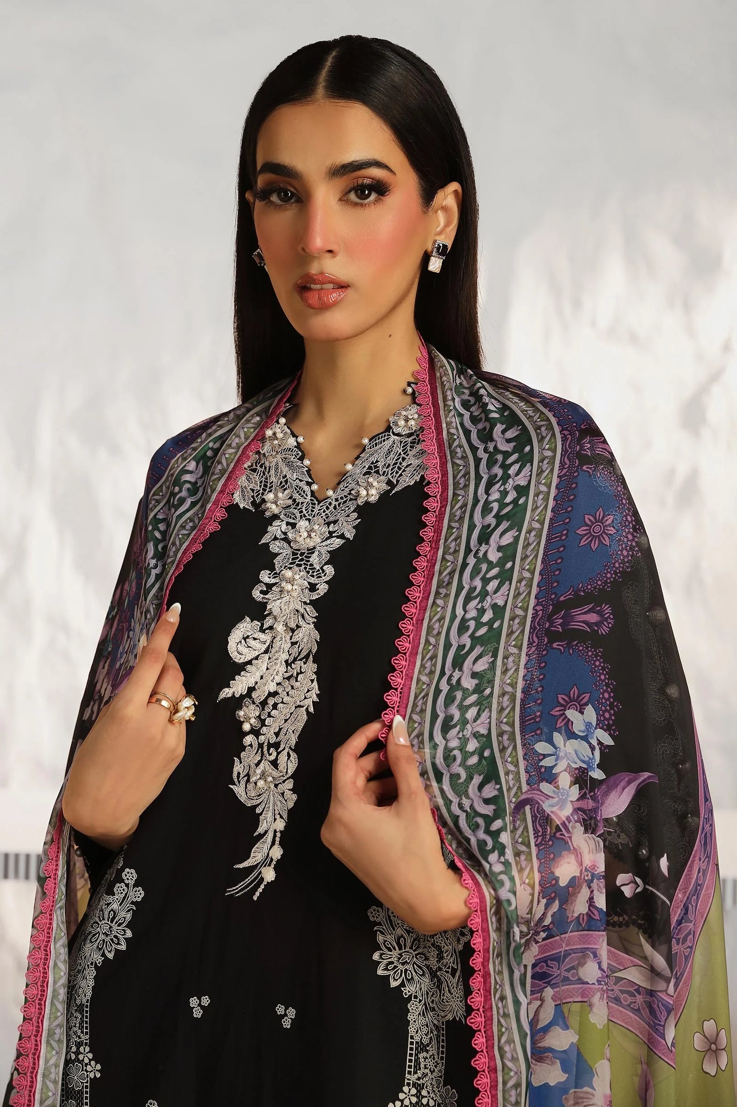 SANA SAFINAZ | MUZLIN SUMMER | UNSTITCHED 3 PIECE LAWN SUIT