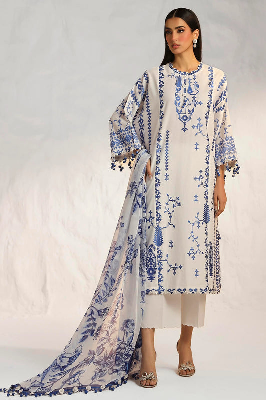 SANA SAFINAZ | MUZLIN SUMMER | UNSTITCHED 3 PIECE LAWN SUIT