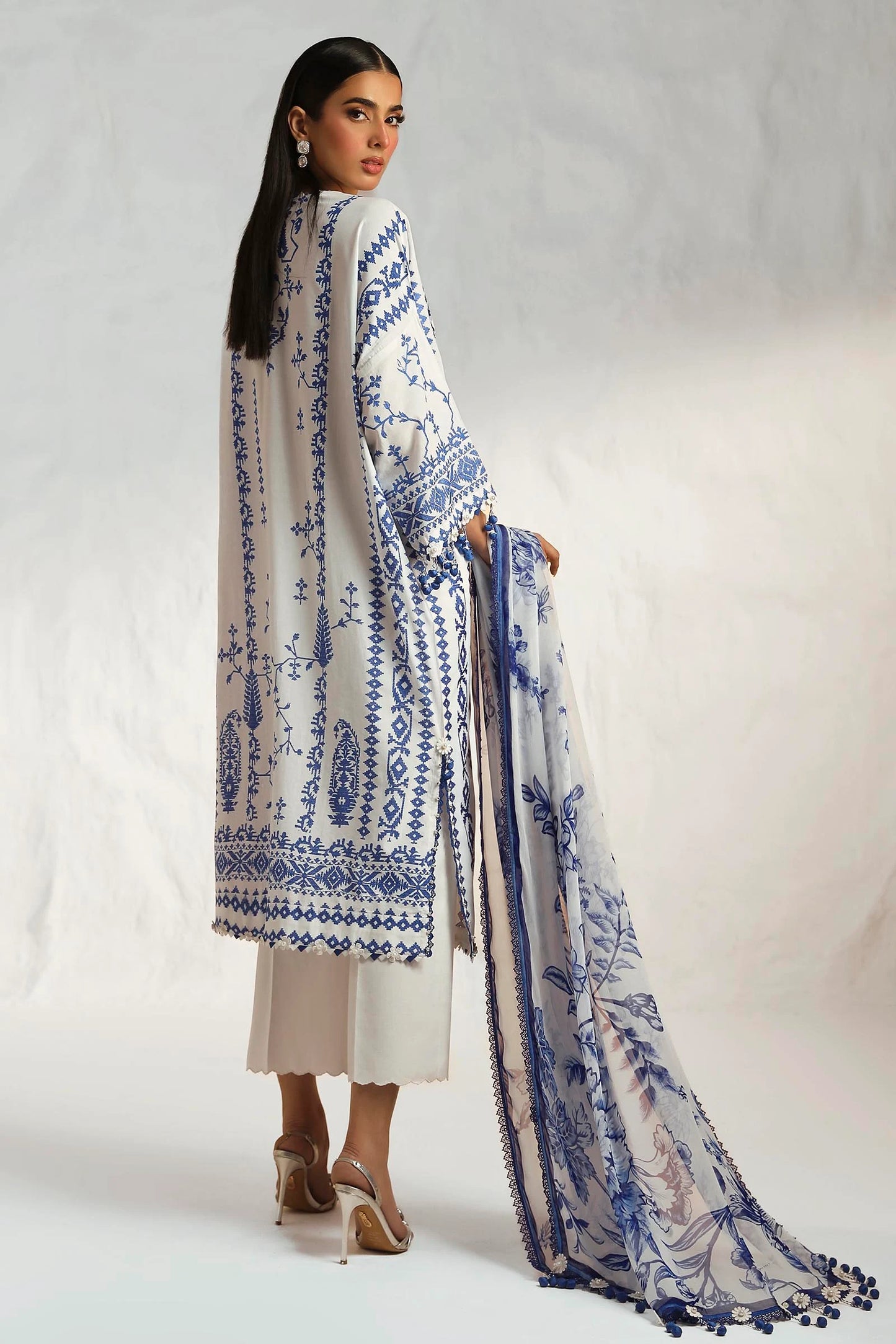 SANA SAFINAZ | MUZLIN SUMMER | UNSTITCHED 3 PIECE LAWN SUIT