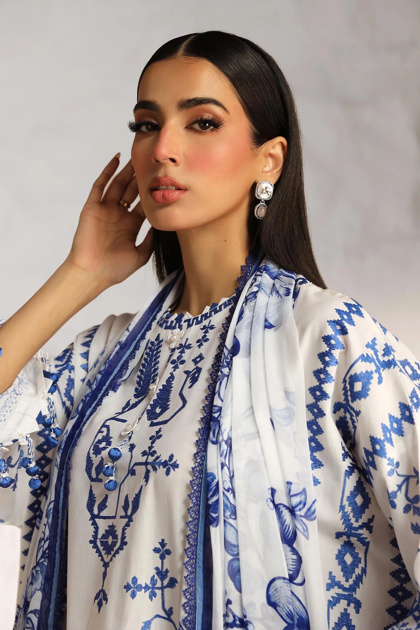 SANA SAFINAZ | MUZLIN SUMMER | UNSTITCHED 3 PIECE LAWN SUIT