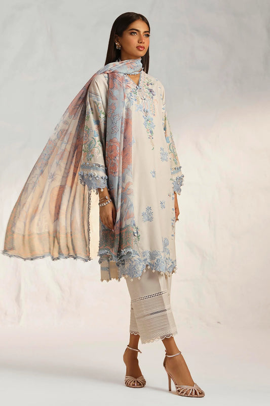 SANA SAFINAZ | MUZLIN SUMMER | UNSTITCHED 3 PIECE LAWN SUIT