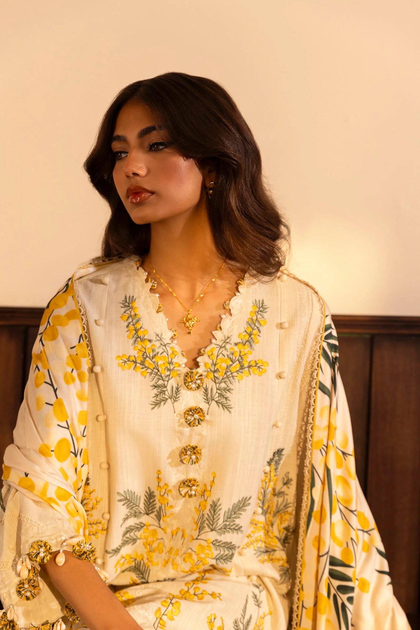 SANA SAFINAZ | UNSTITCHED MUZLIN WINTER - 3 PIECE SUIT
