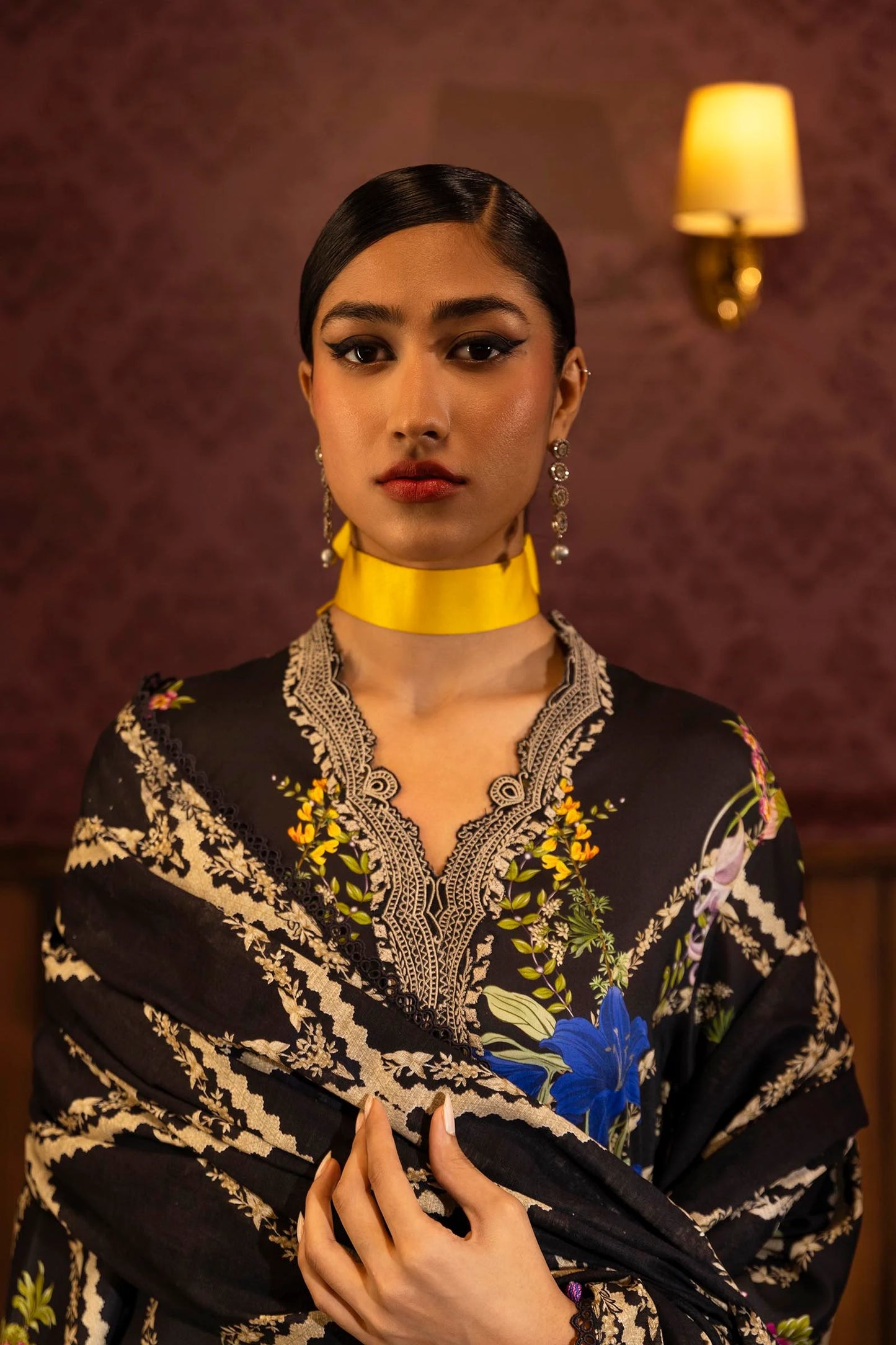 SANA SAFINAZ | UNSTITCHED MUZLIN WINTER - 3 PIECE SUIT