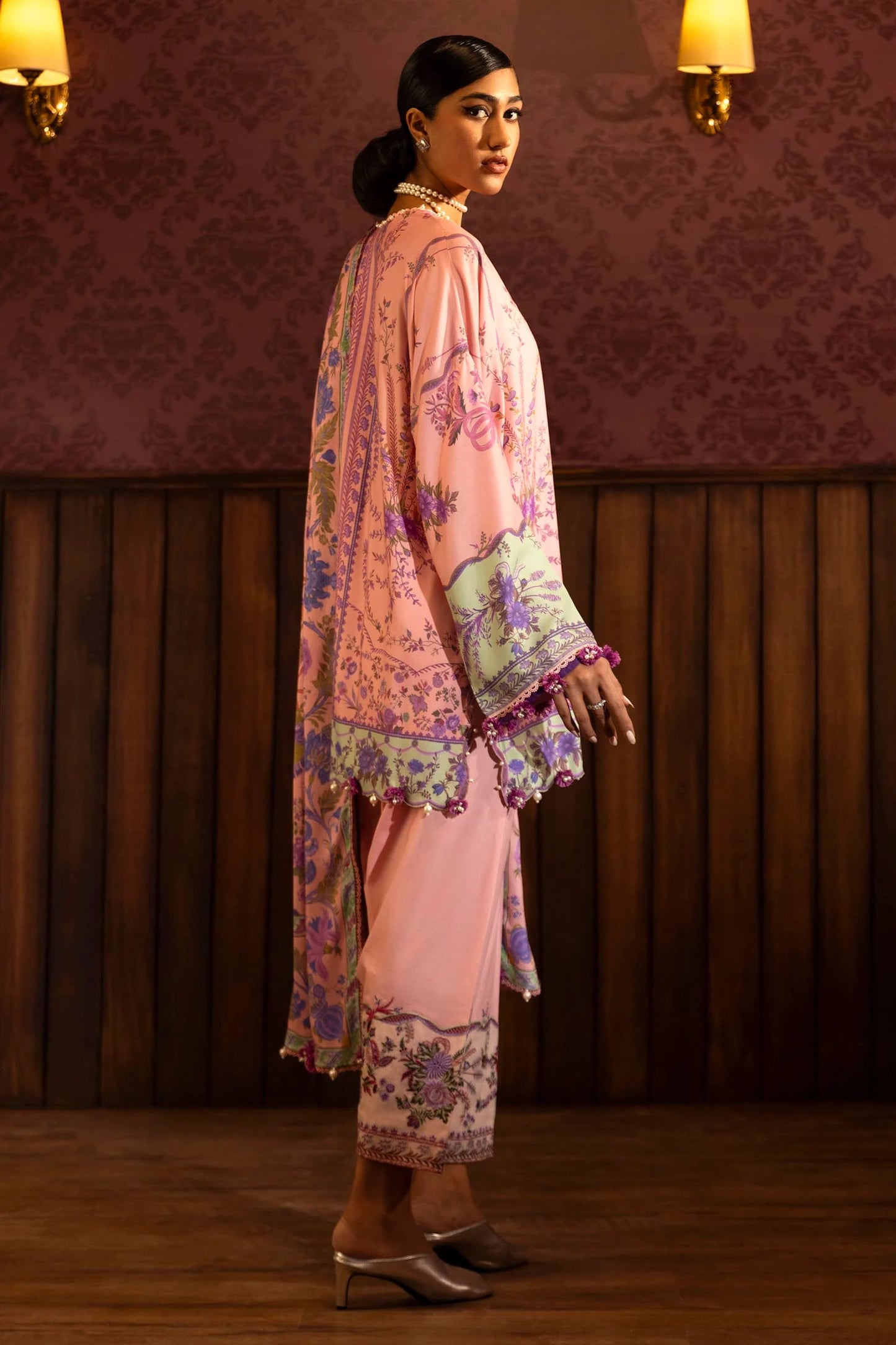 SANA SAFINAZ | UNSTITCHED MUZLIN WINTER - 3 PIECE SUIT | 21A