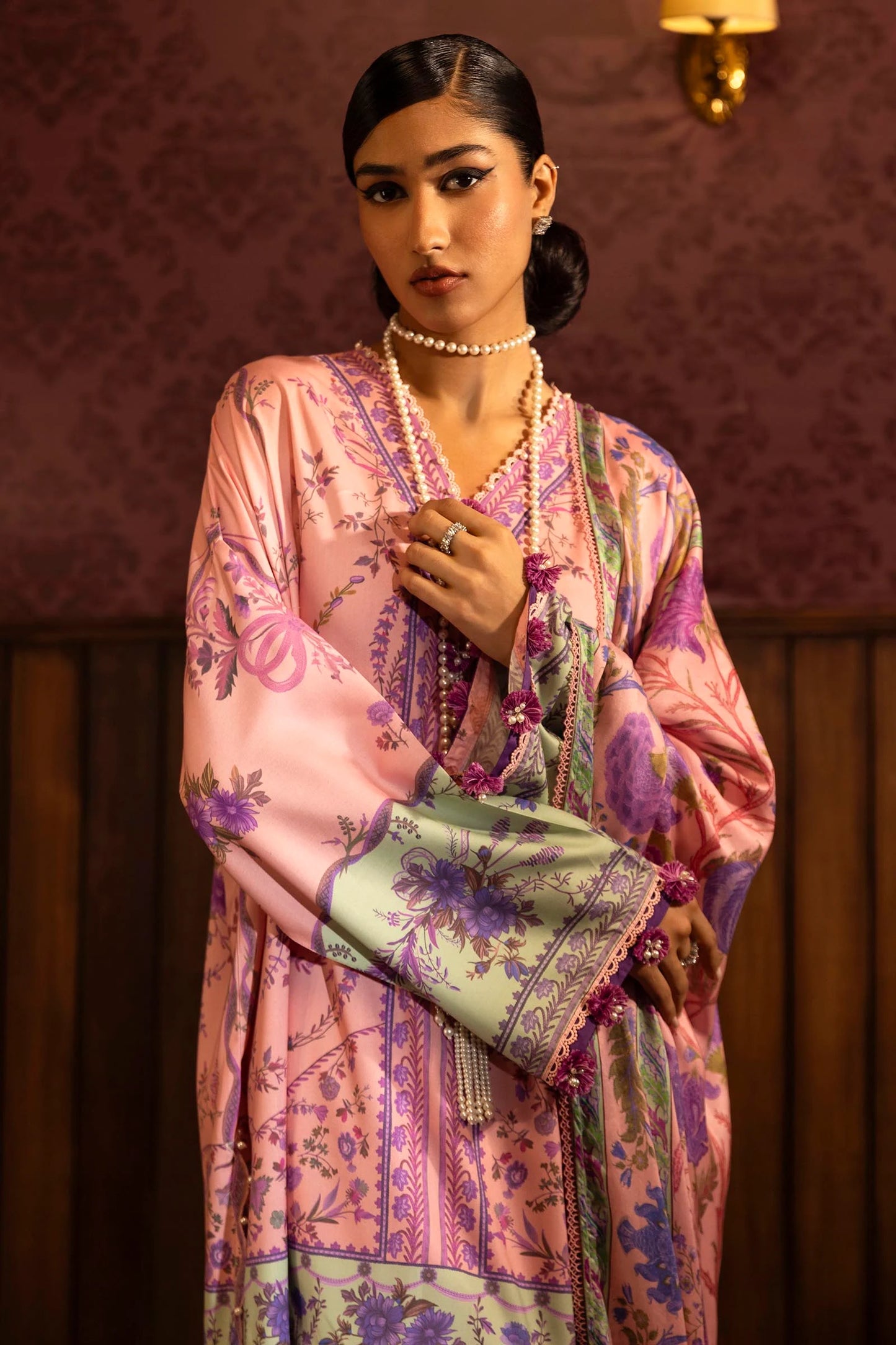 SANA SAFINAZ | UNSTITCHED MUZLIN WINTER - 3 PIECE SUIT | 21A