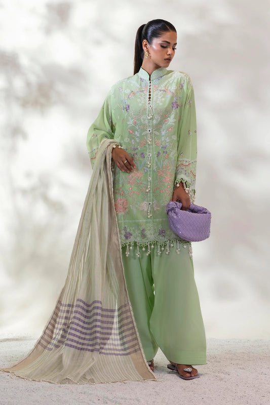 SANA SAFINAZ | UNSTITCHED MUZLIN SUMMER – 3 PIECE LAWN SUIT