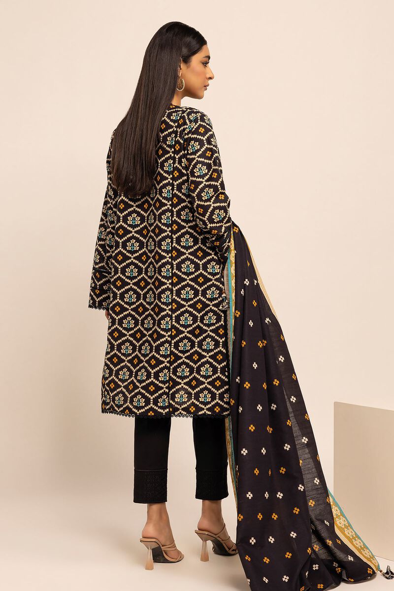 KHAADI | UNSTITCHED 2 PIECE EMBROIDERED KHADDAR SUIT