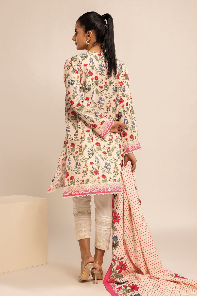 KHAADI | UNSTITCHED 2 PIECE EMBROIDERED LIGHT KHADDAR SUIT