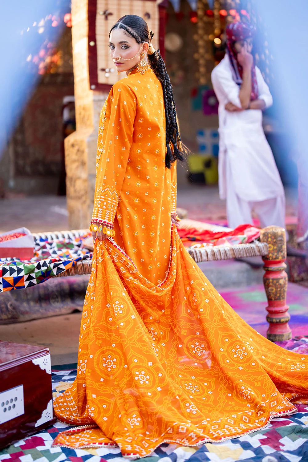 GUL AHMED | 3PC UNSTITCHED PRINTED LAWN SUIT