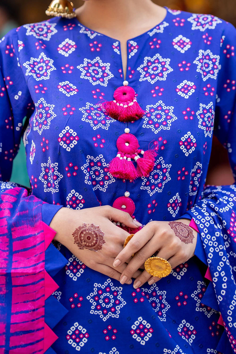 GUL AHMED | 3PC UNSTITCHED PRINTED LAWN SUIT