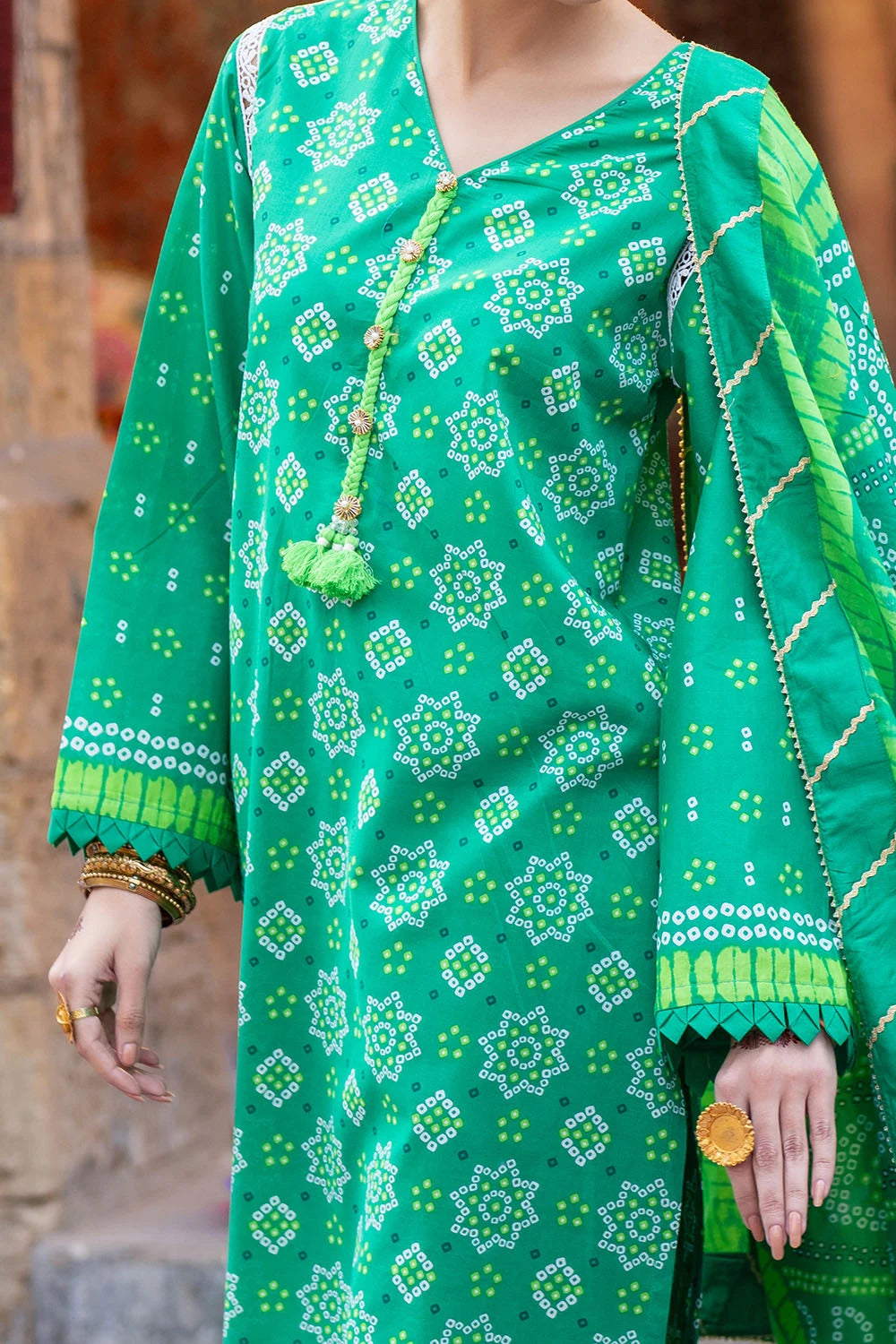 GUL AHMED | 3PC UNSTITCHED PRINTED LAWN SUIT