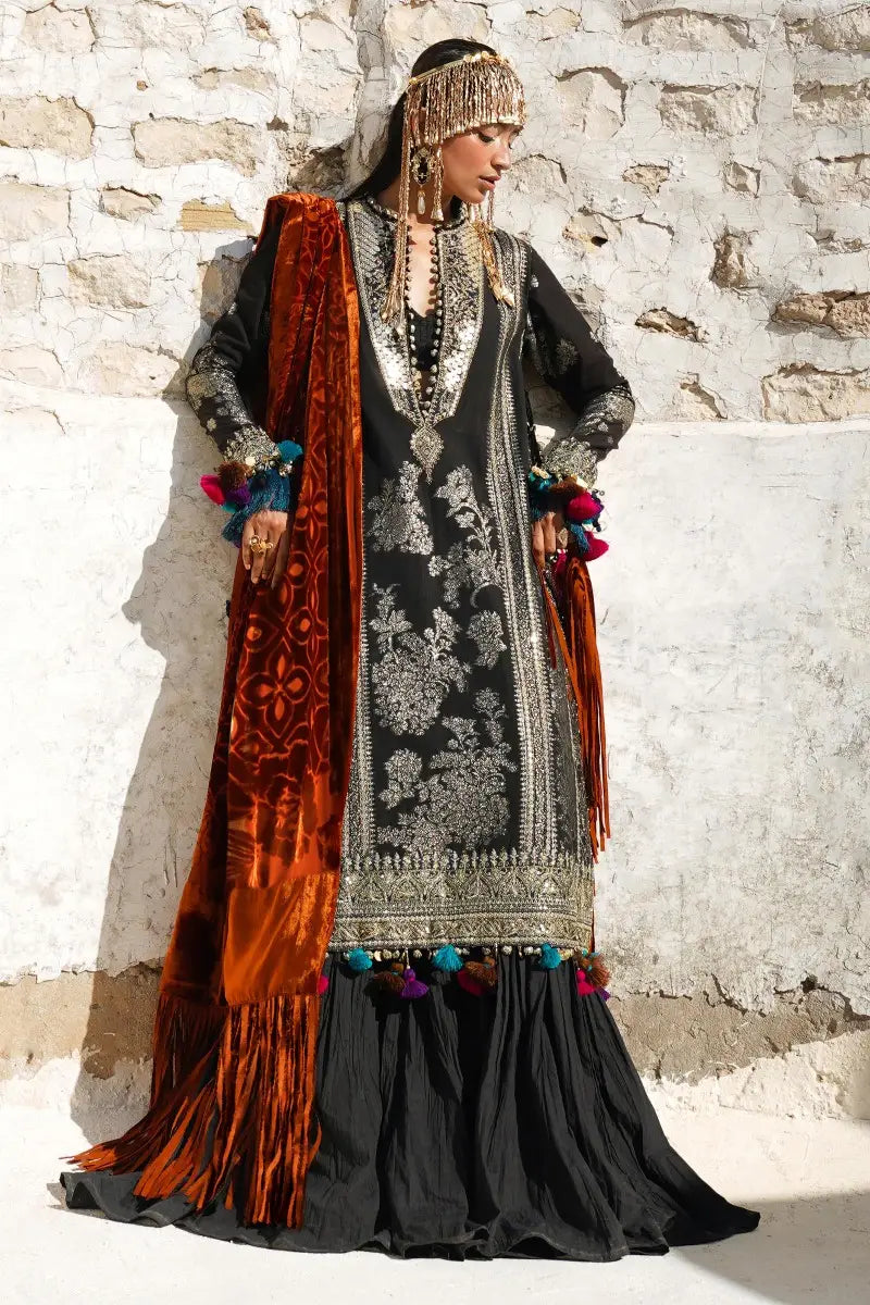 Sana Safinaz | Unstitched 3Pc Winter Luxury | 1A
