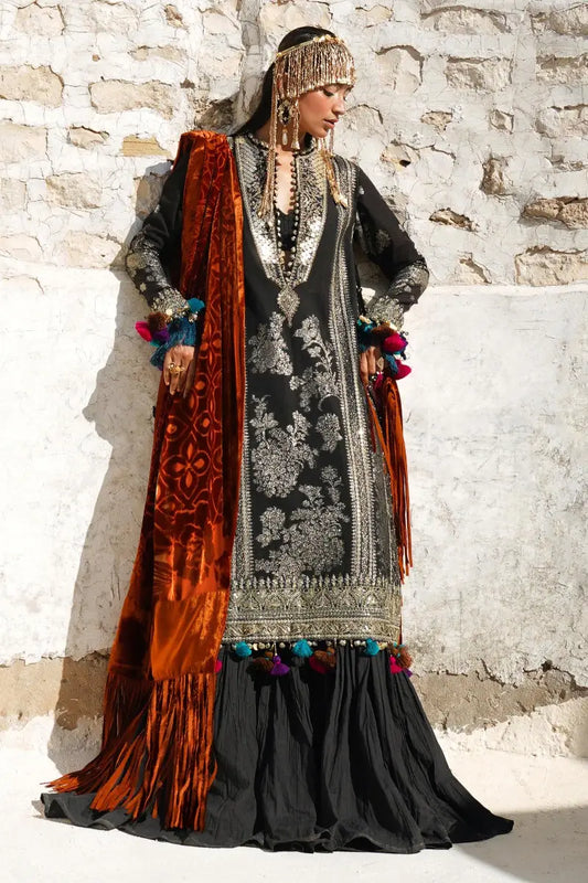 Sana Safinaz | Unstitched 3Pc Winter Luxury | 1A