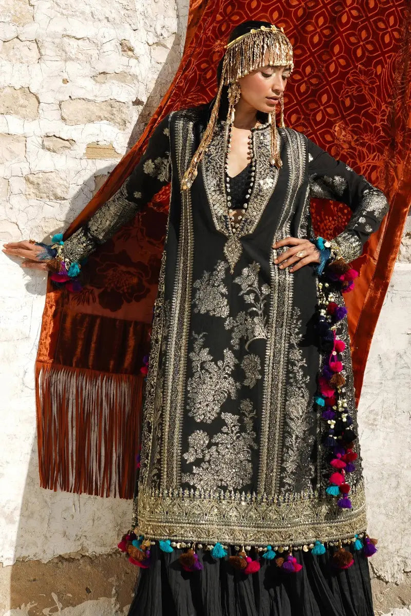 Sana Safinaz | Unstitched 3Pc Winter Luxury | 1A