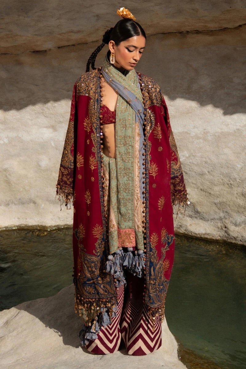 SANA SAFINAZ | UNSTITCHED 3 PIECE WINTER LUXURY SUIT