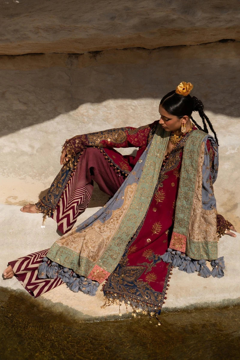 SANA SAFINAZ | UNSTITCHED 3 PIECE WINTER LUXURY SUIT