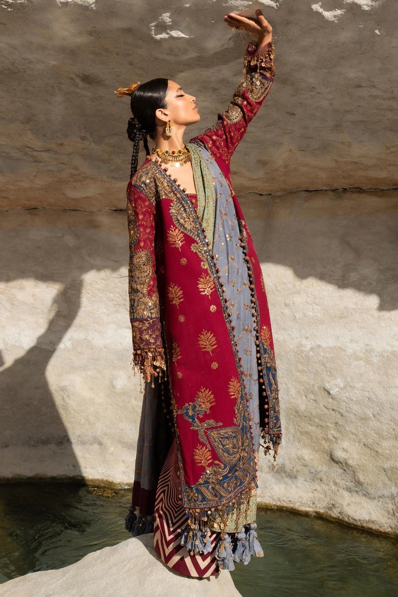 SANA SAFINAZ | UNSTITCHED 3 PIECE WINTER LUXURY SUIT