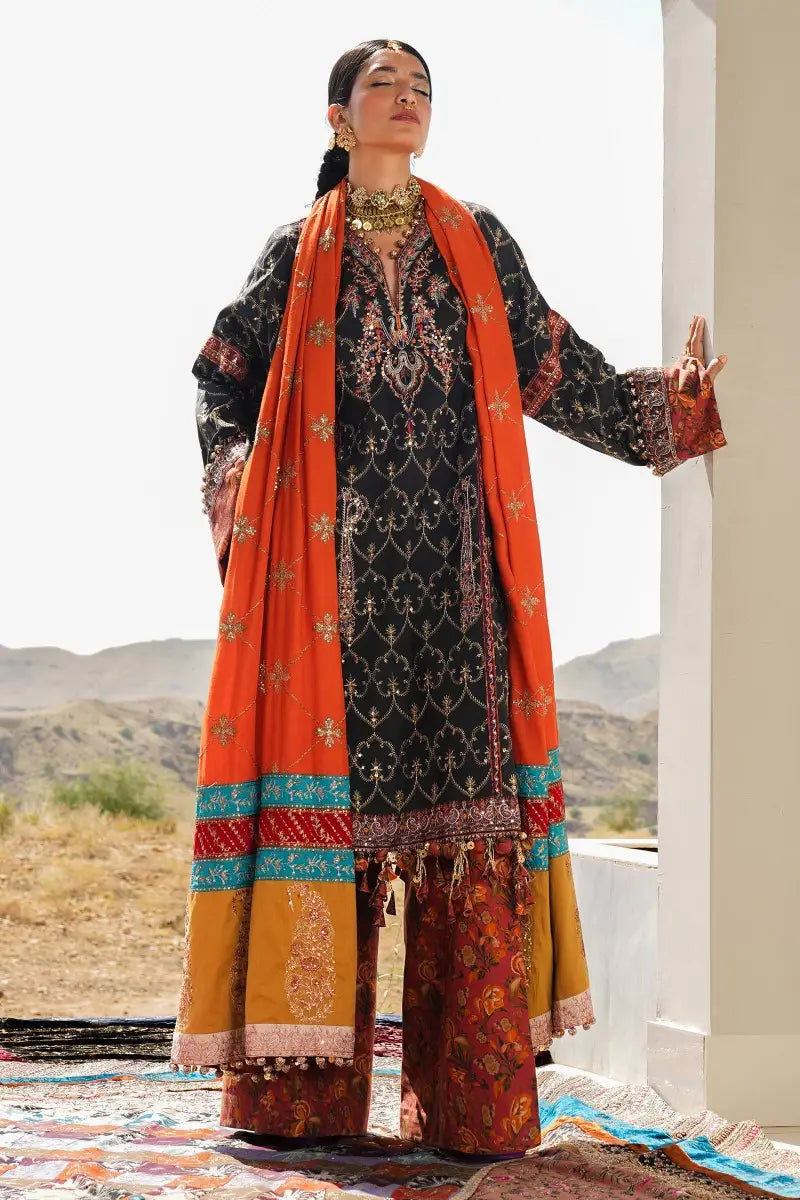 Sana Safinaz | Unstitched 3Pc Winter Luxury | 4A