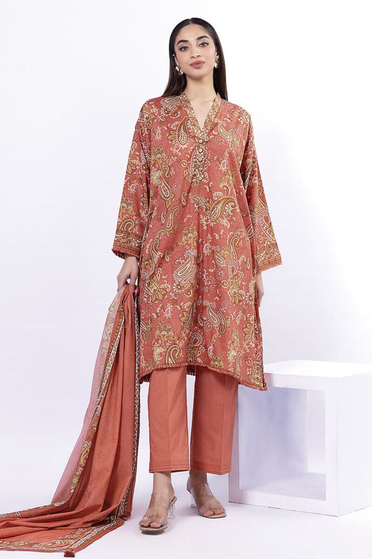 KHAADI | UNSTITCHED 3 PIECE PRINTED LAWN SUIT