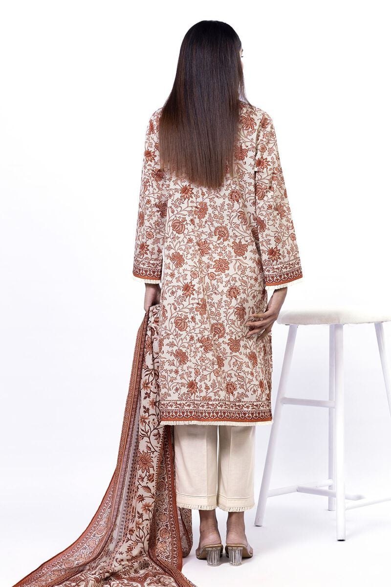 KHAADI | UNSTITCHED 3 PIECE PRINTED LAWN SUIT